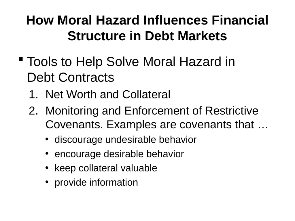 Why do financial institutions exist? Basic facts - slide 36 of 45