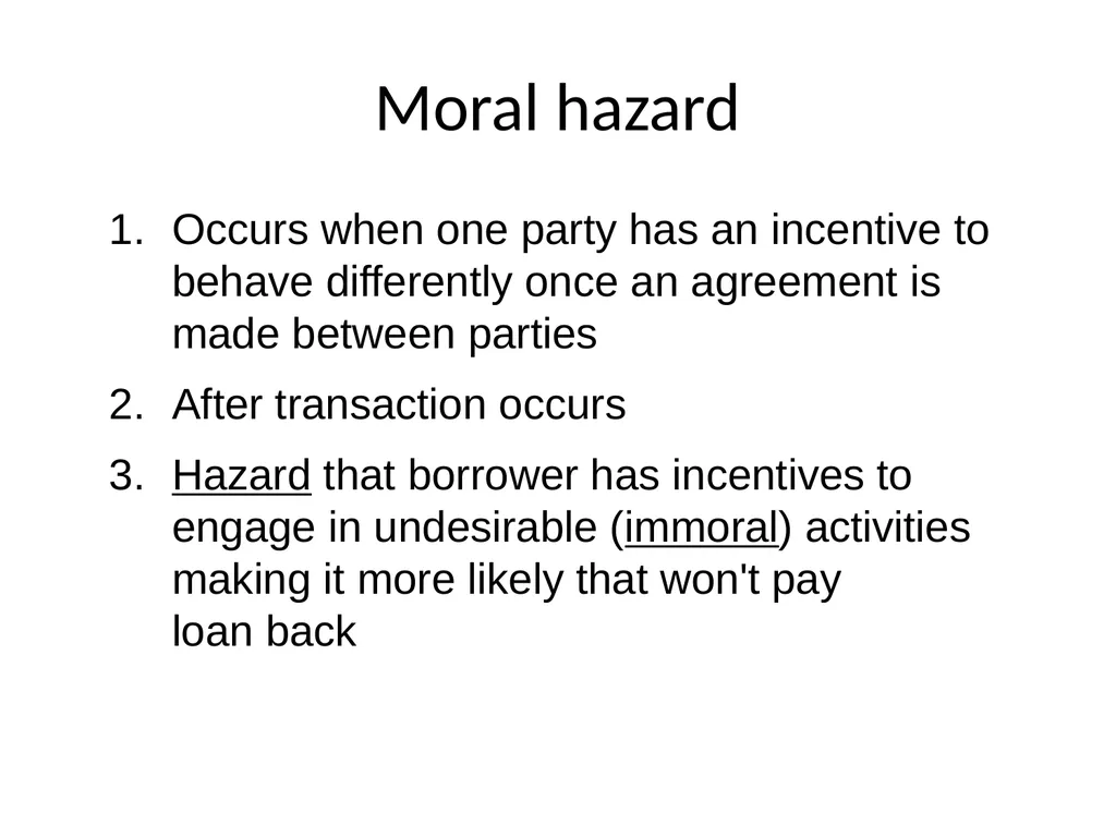 Why do financial institutions exist? Basic facts - slide 20 of 45
