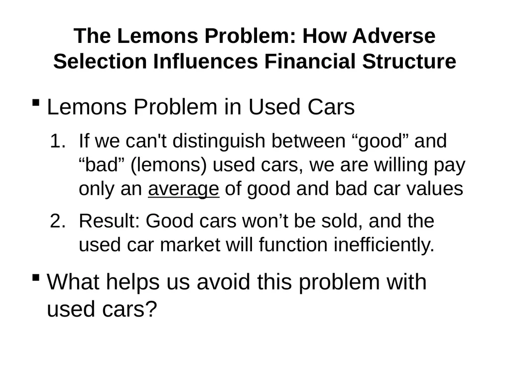 Why do financial institutions exist? Basic facts - slide 23 of 45