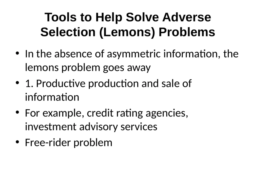 Why do financial institutions exist? Basic facts - slide 26 of 45