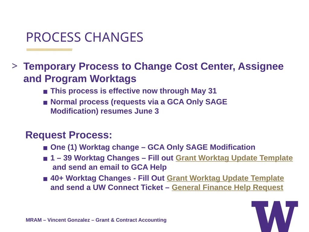 REMINDERS: Award Setup & Modification Requests - slide 17 of 39