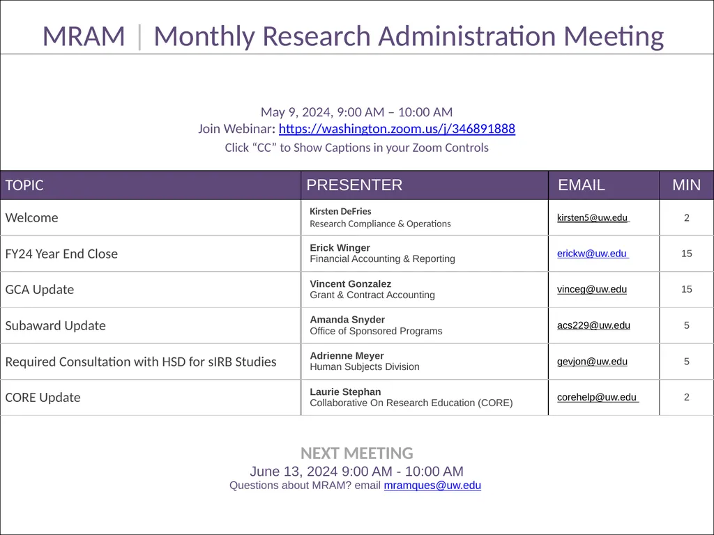 REMINDERS: Award Setup & Modification Requests - slide 1 of 39
