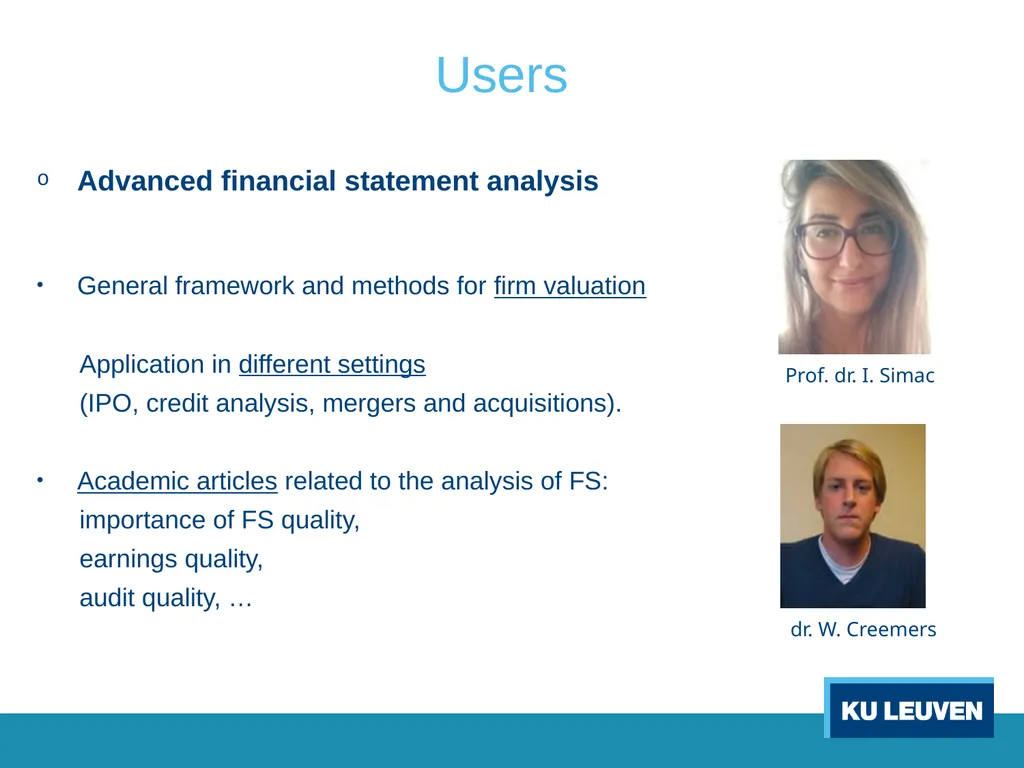 Anne-Mie Reheul (anne-mie.reheul@kuleuven.be) - slide 6 of 14