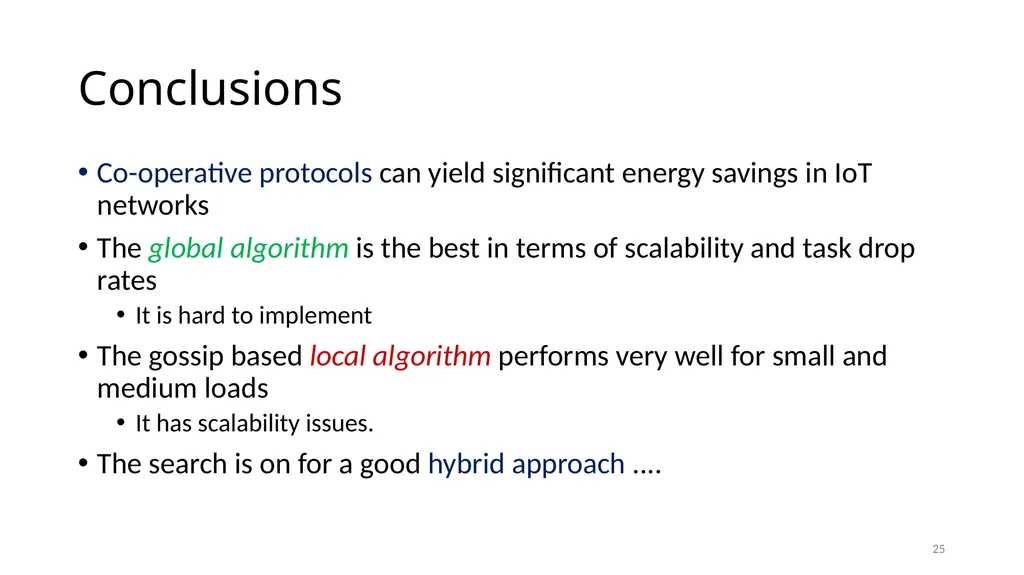 Energy Efficient Scheduling in IoT Networks Smruti - slide 25 of 27