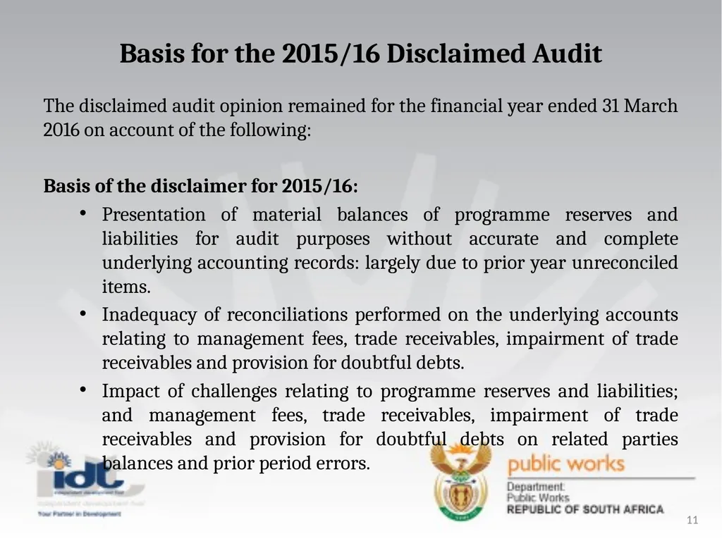 2015/16 Annual Report presentation to the - slide 11 of 64