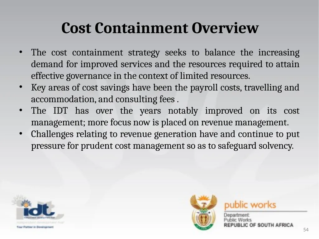 2015/16 Annual Report presentation to the - slide 54 of 64