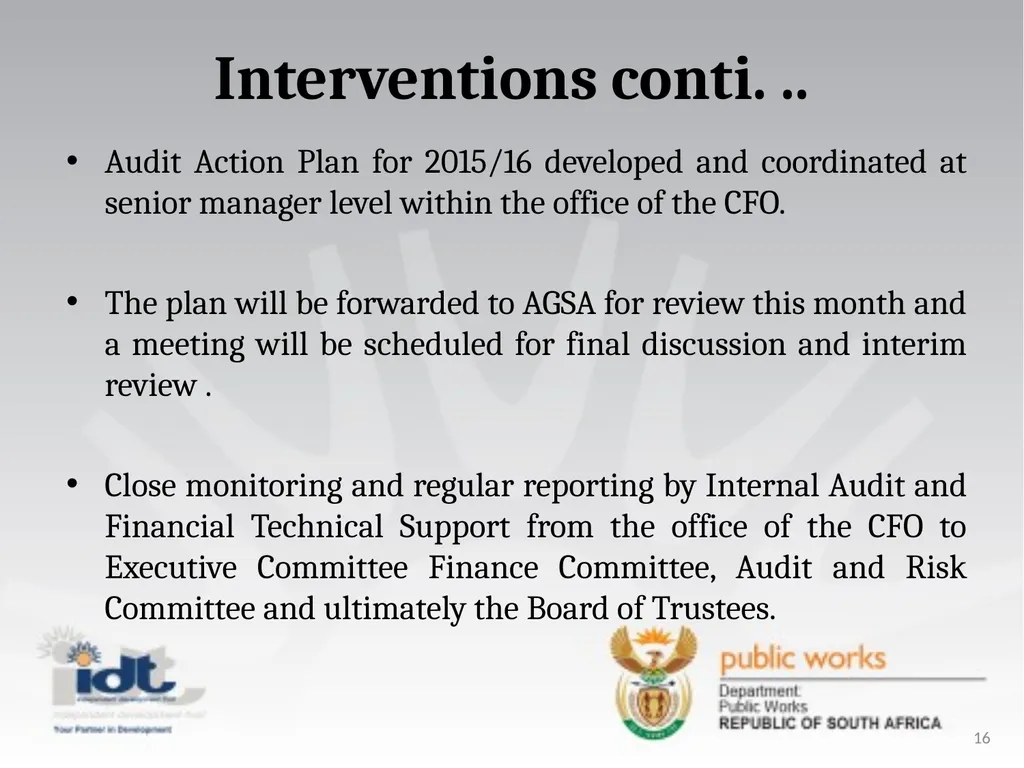 2015/16 Annual Report presentation to the - slide 16 of 64