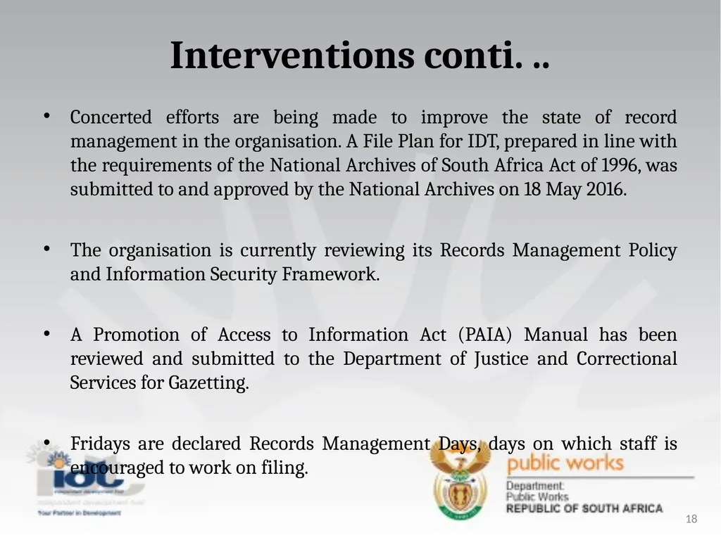 2015/16 Annual Report presentation to the - slide 18 of 64