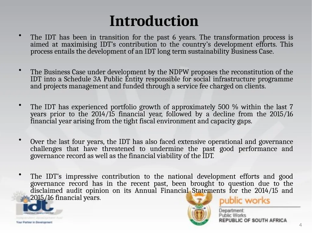 2015/16 Annual Report presentation to the - slide 4 of 64