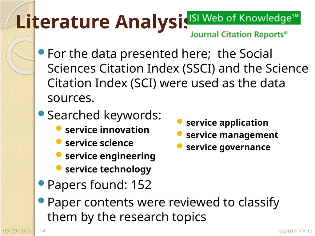Copyright © E.Y.Li 1 2018/7/16 Domains of Service - slide 14 of 32