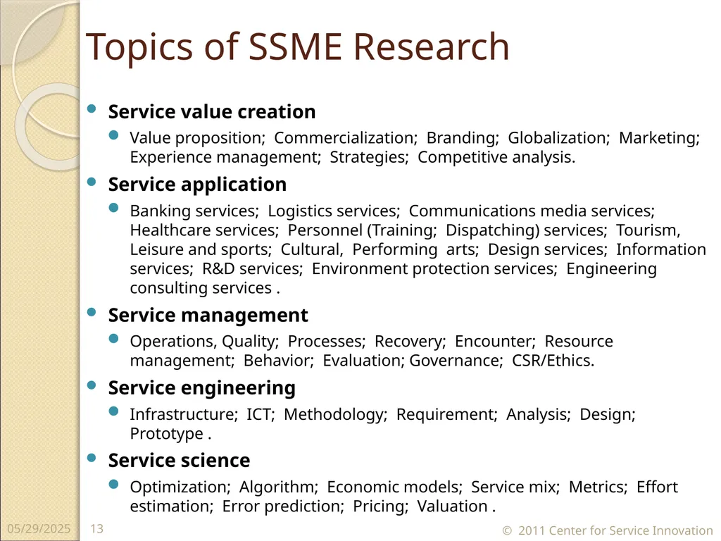 Copyright © E.Y.Li 1 2018/7/16 Domains of Service - slide 13 of 32