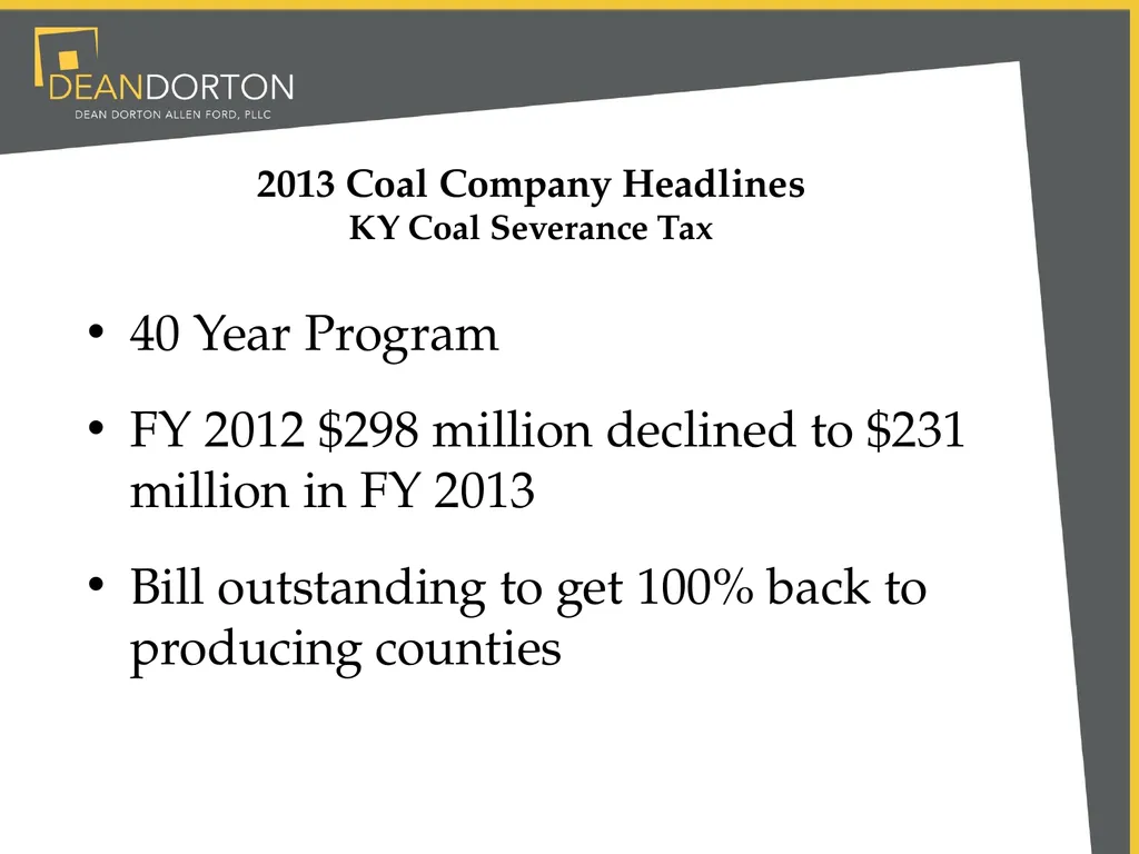 Accounting & Market Changes Impacting Mining - slide 10 of 22
