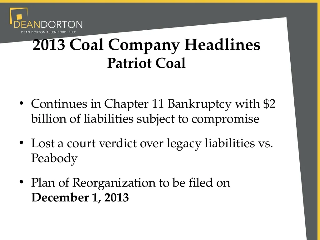 Accounting & Market Changes Impacting Mining - slide 6 of 22