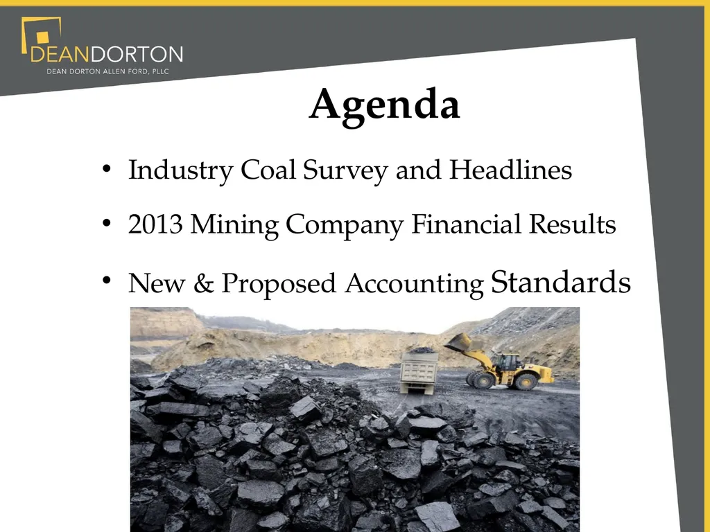 Accounting & Market Changes Impacting Mining - slide 3 of 22