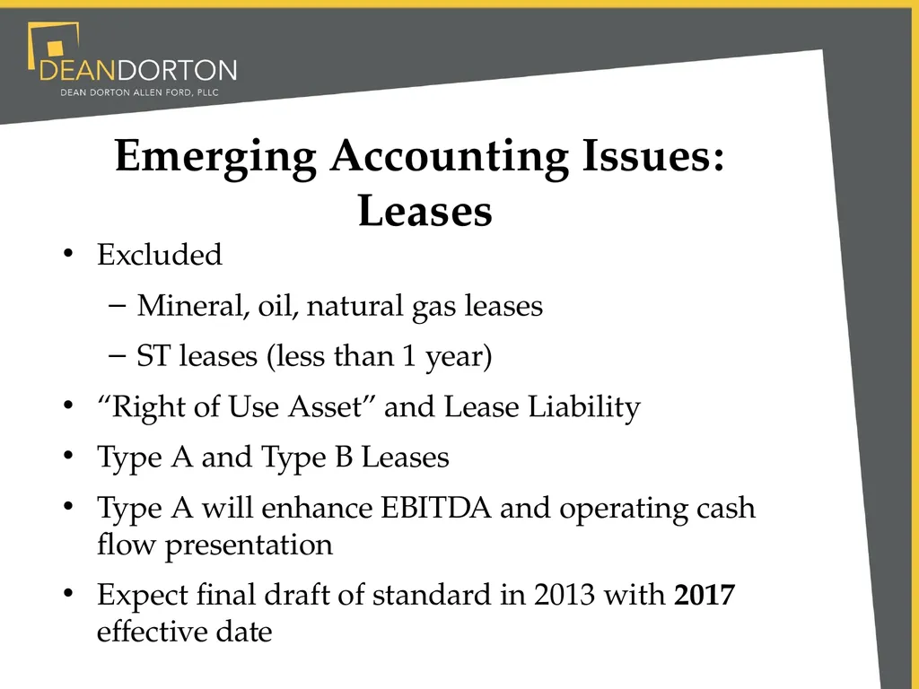 Accounting & Market Changes Impacting Mining - slide 19 of 22