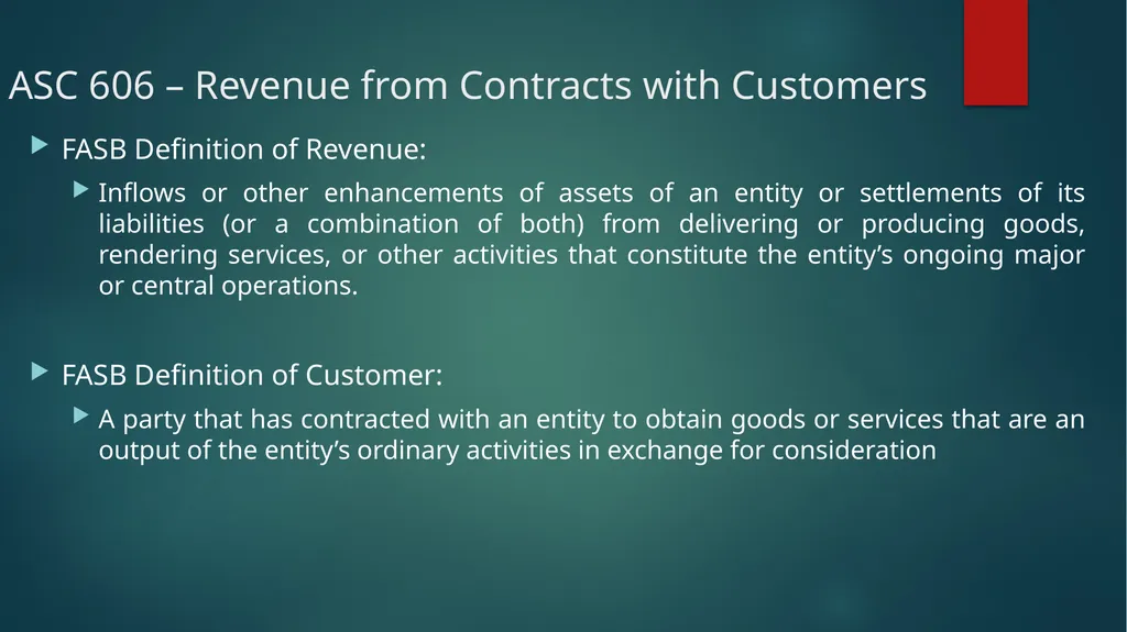 Major Accounting Issues for Clubs John D. Daum, - slide 13 of 49