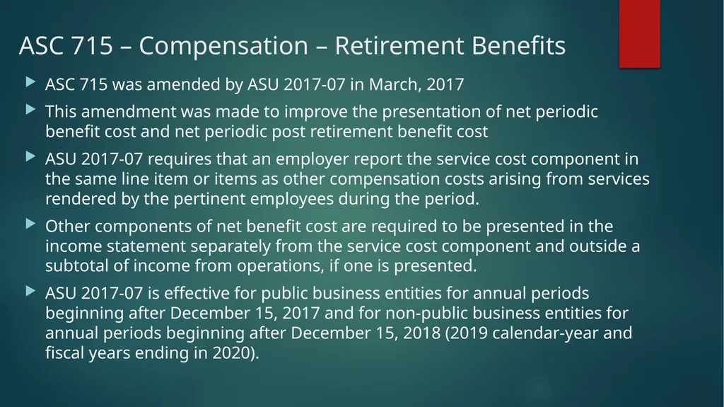 Major Accounting Issues for Clubs John D. Daum, - slide 46 of 49