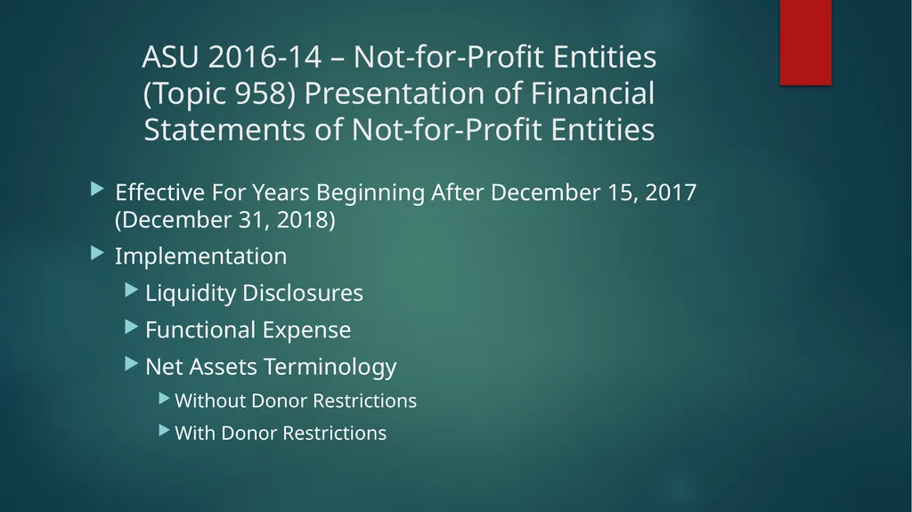 Major Accounting Issues for Clubs John D. Daum, - slide 6 of 49