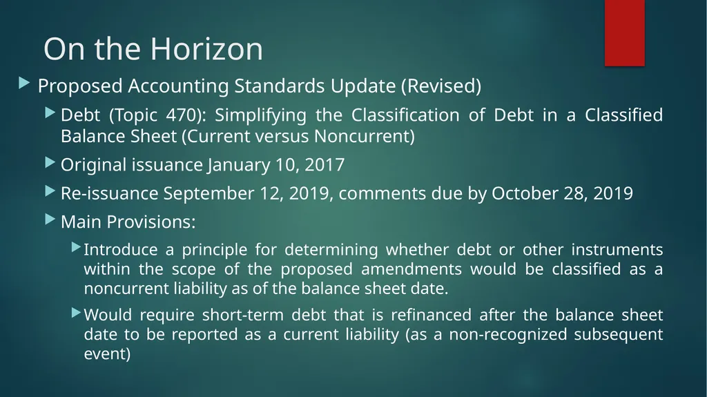 Major Accounting Issues for Clubs John D. Daum, - slide 48 of 49