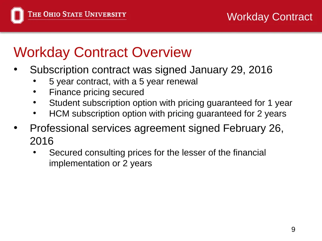 Financial ERP Update Administrative Professionals - slide 9 of 22