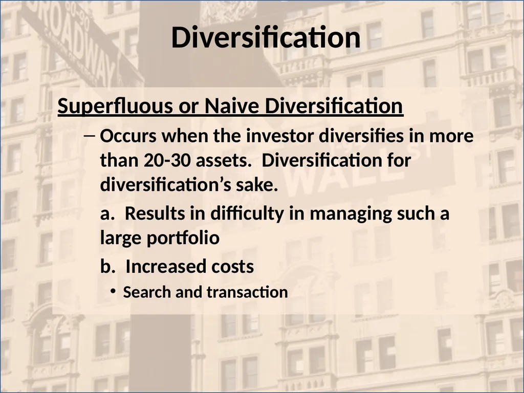 Portfolio Analysis Topic 12 I. Efficient Market - slide 8 of 36