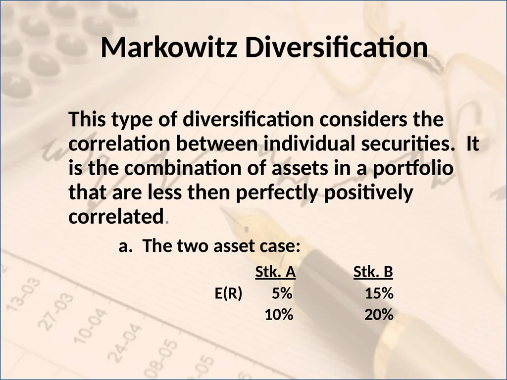 Portfolio Analysis Topic 12 I. Efficient Market - slide 9 of 36