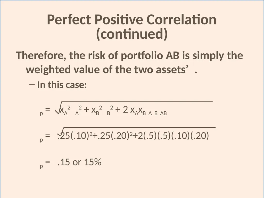 Portfolio Analysis Topic 12 I. Efficient Market - slide 15 of 36