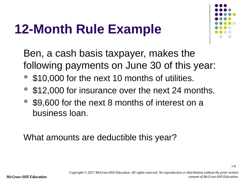 Chapter 1 Business Income, Deductions, and - slide 8 of 36