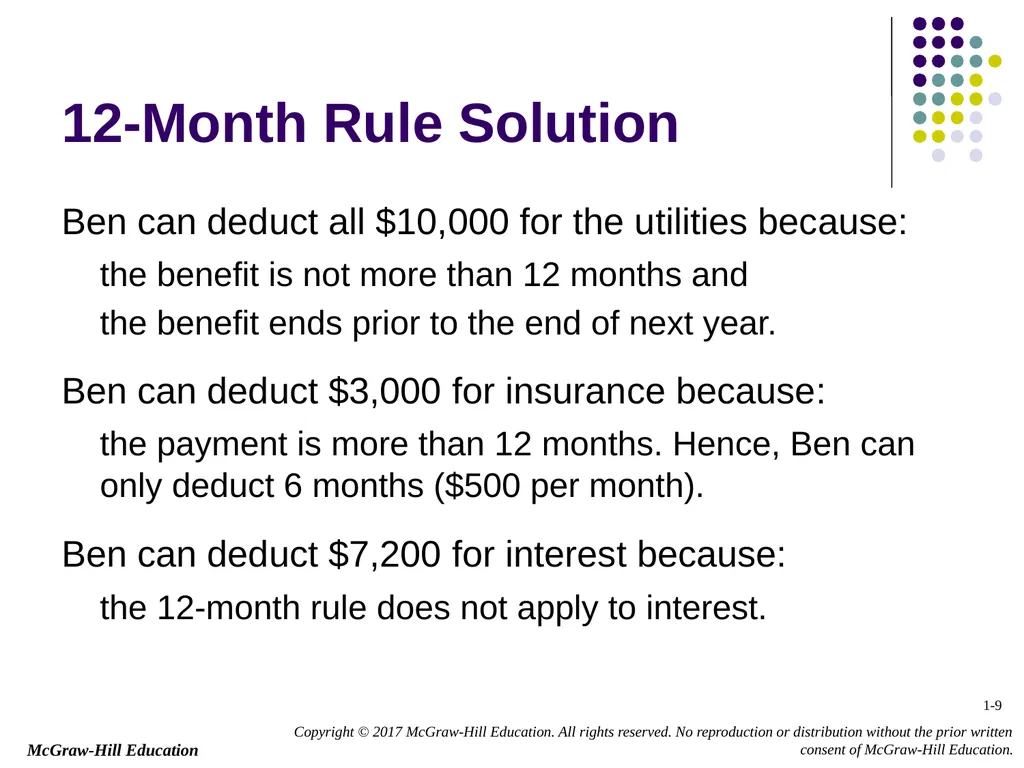 Chapter 1 Business Income, Deductions, and - slide 9 of 36