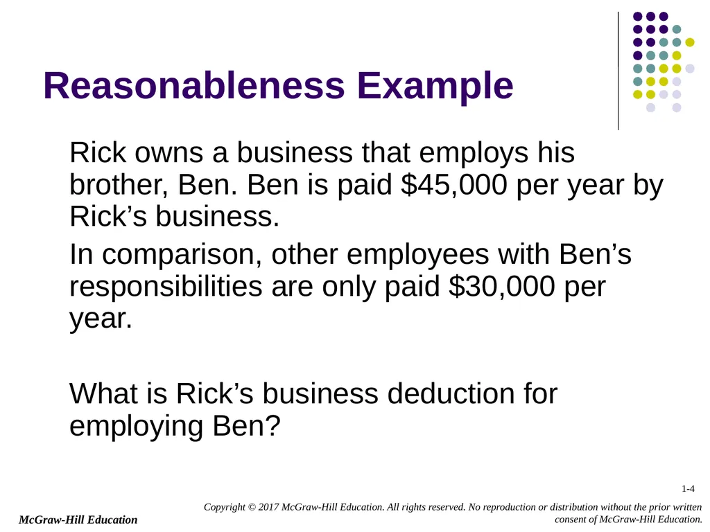 Chapter 1 Business Income, Deductions, and - slide 4 of 36