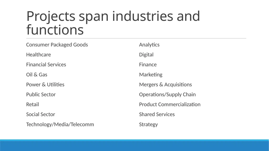 Consulting 101 Session 1: What is consulting? - slide 4 of 14