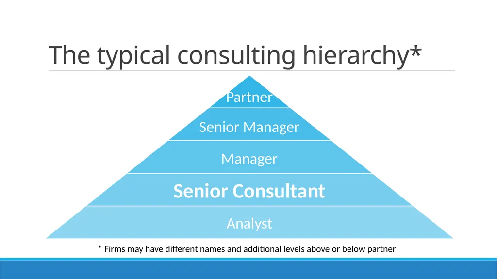 Consulting 101 Session 1: What is consulting? - slide 5 of 14