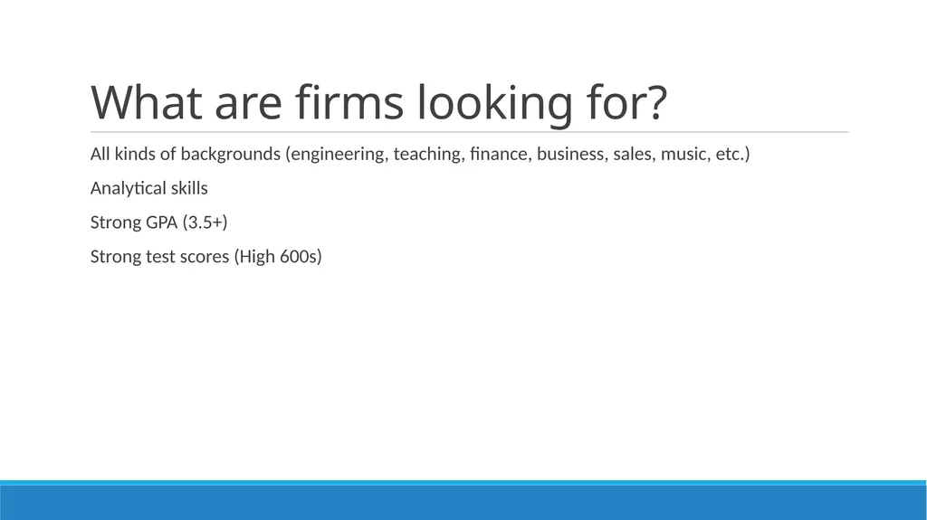 Consulting 101 Session 1: What is consulting? - slide 8 of 14