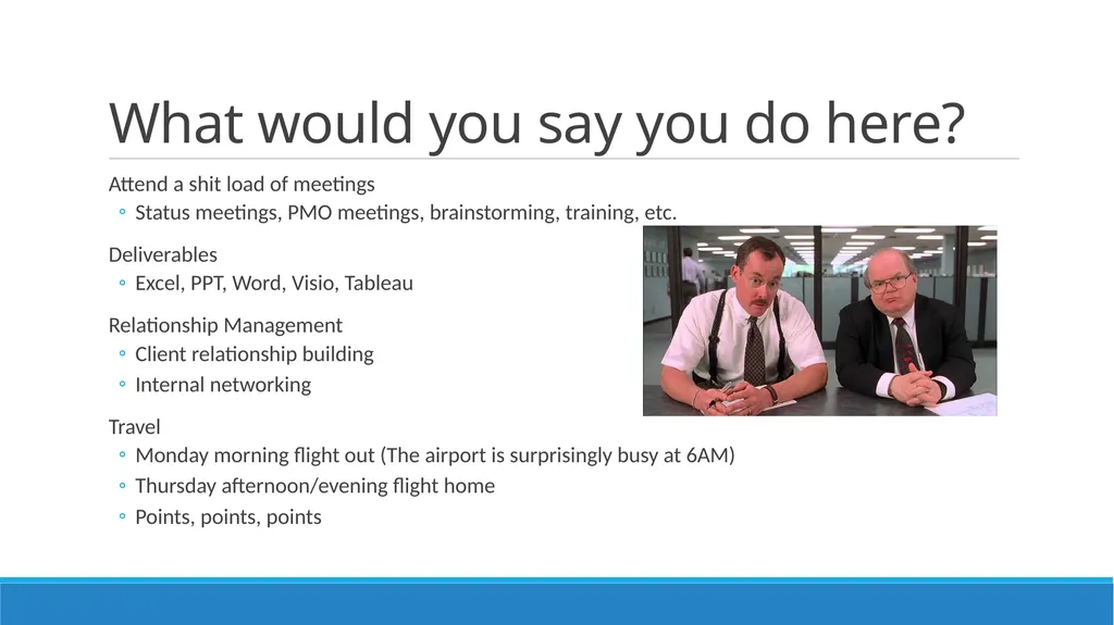 Consulting 101 Session 1: What is consulting? - slide 6 of 14