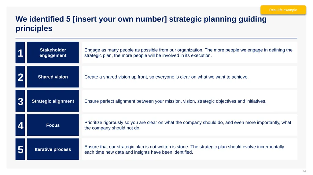 Phase I - Strategic Planning Project Setup CEO: - slide 14 of 29