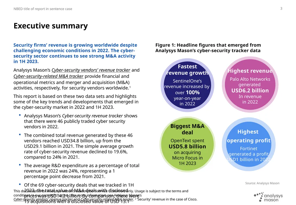 Security vendors’ financial and operational - slide 3 of 17