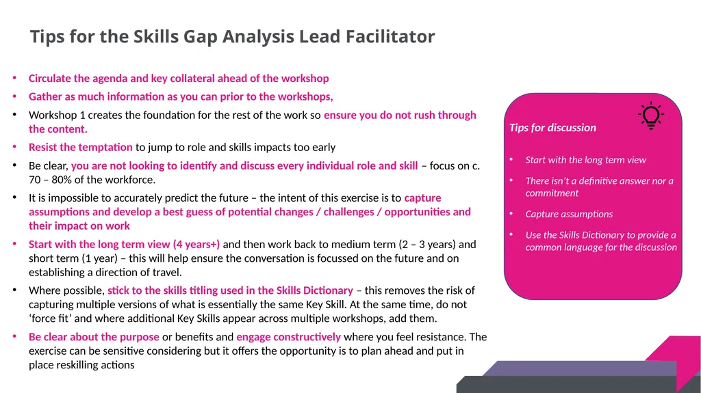 DRAFT SKILLS GAP ANALYSIS TOOLKIT Skills Gap - slide 8 of 31