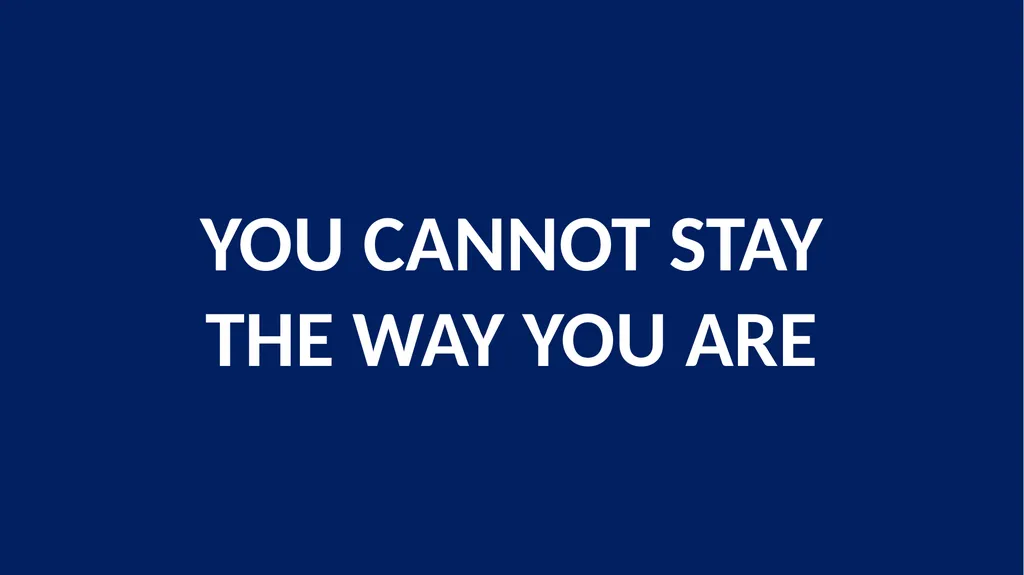 IF YOU WANT TO GO WHERE YOU NEED TO BE - slide 2 of 27