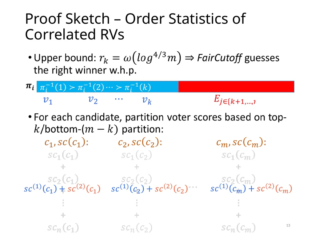 Efficient Voting via the Top-k Elicitation Scheme: - slide 13 of 18