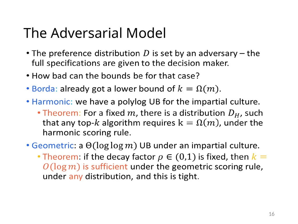 Efficient Voting via the Top-k Elicitation Scheme: - slide 16 of 18