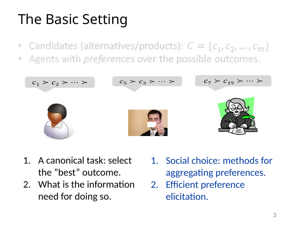 Efficient Voting via the Top-k Elicitation Scheme: - slide 3 of 18
