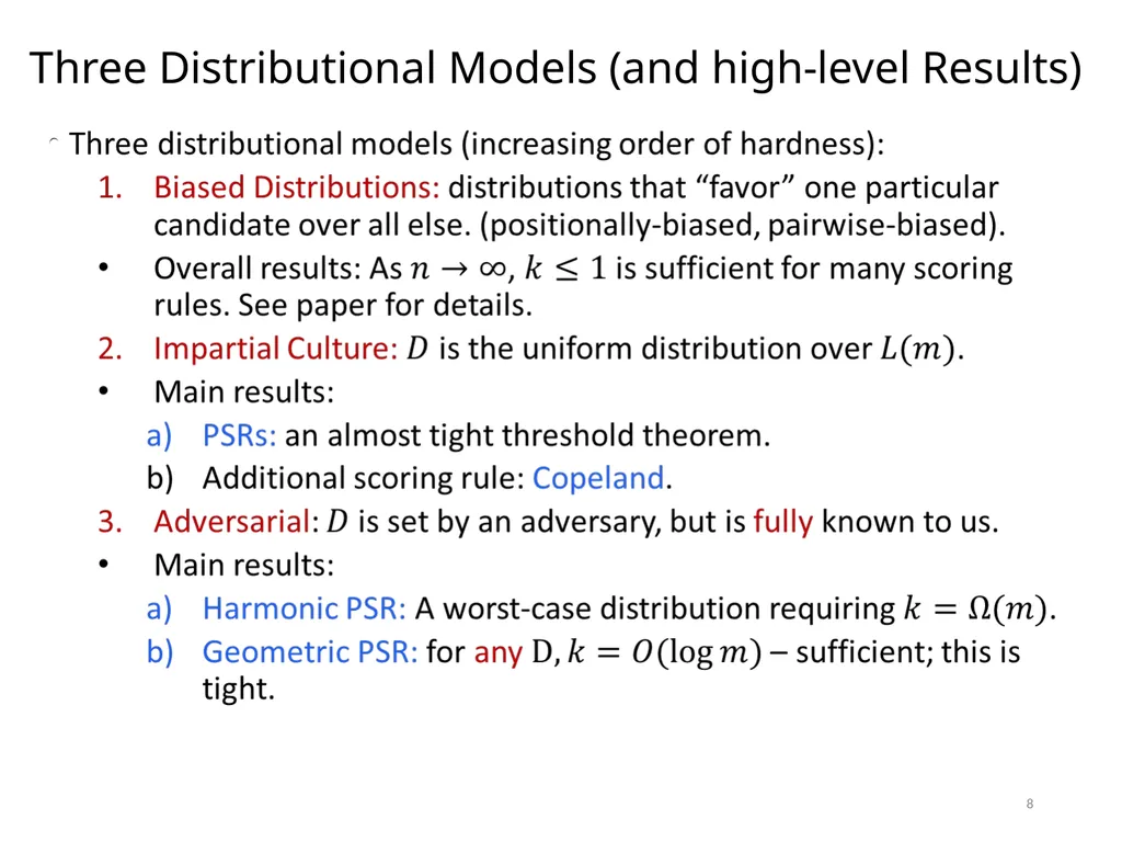 Efficient Voting via the Top-k Elicitation Scheme: - slide 8 of 18