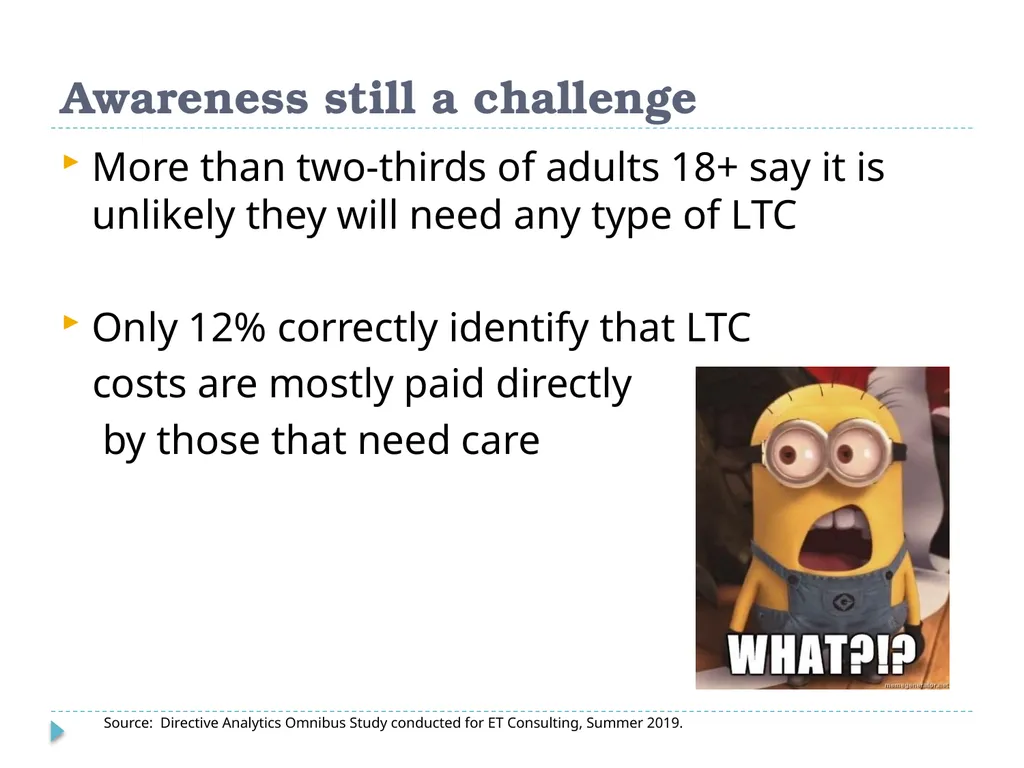 What Do Consumers Want in a Long Term Care - slide 3 of 40