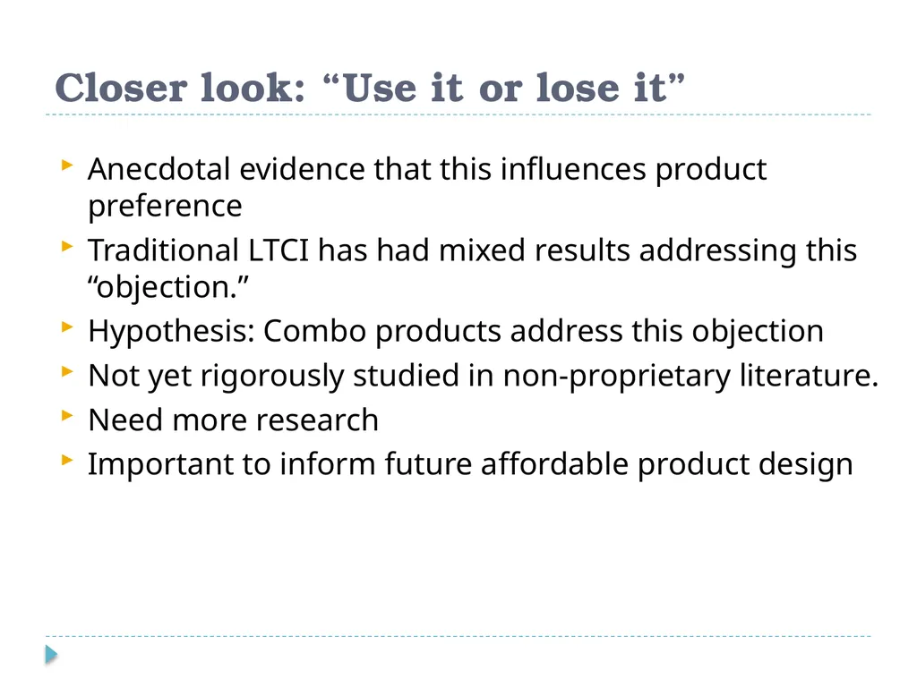 What Do Consumers Want in a Long Term Care - slide 17 of 40