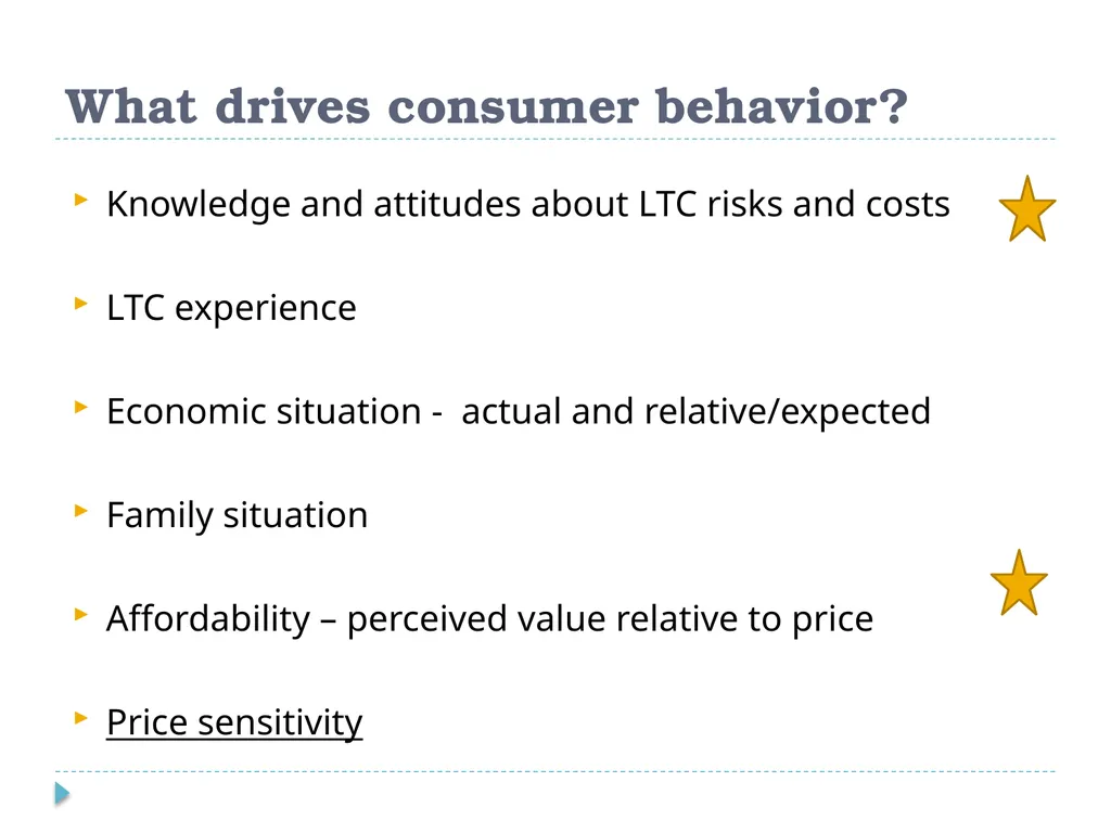 What Do Consumers Want in a Long Term Care - slide 14 of 40