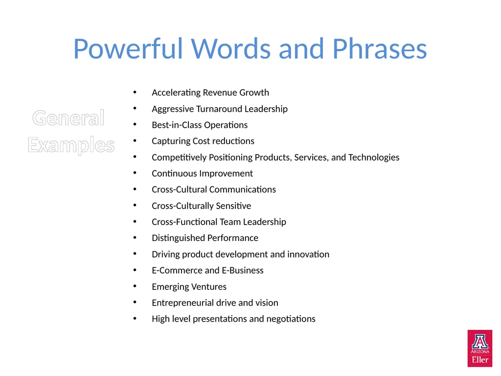 Powerful Words and Phrases Accelerating Revenue - slide 1 of 17