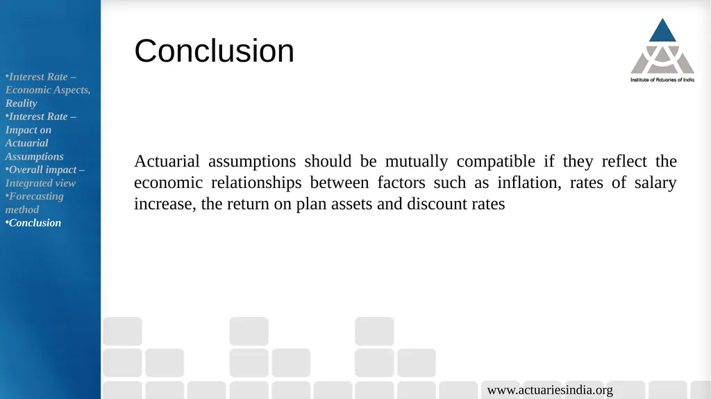 Pensions and Long Term Employee Benefits in a - slide 30 of 32