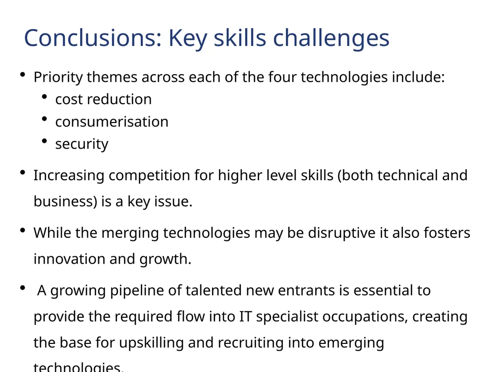 Technology and Skills in the Digital Industries - slide 22 of 23