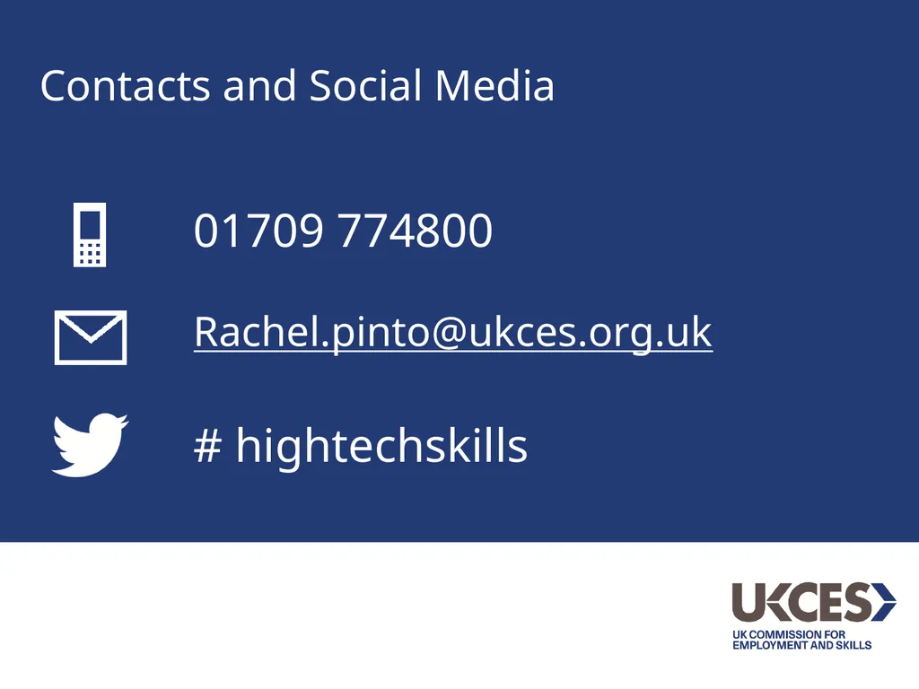 Technology and Skills in the Digital Industries - slide 23 of 23