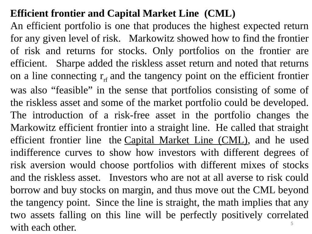 PORTFOLIO MANAGEMENT Prof. Anil Kothari Unit II - slide 5 of 27